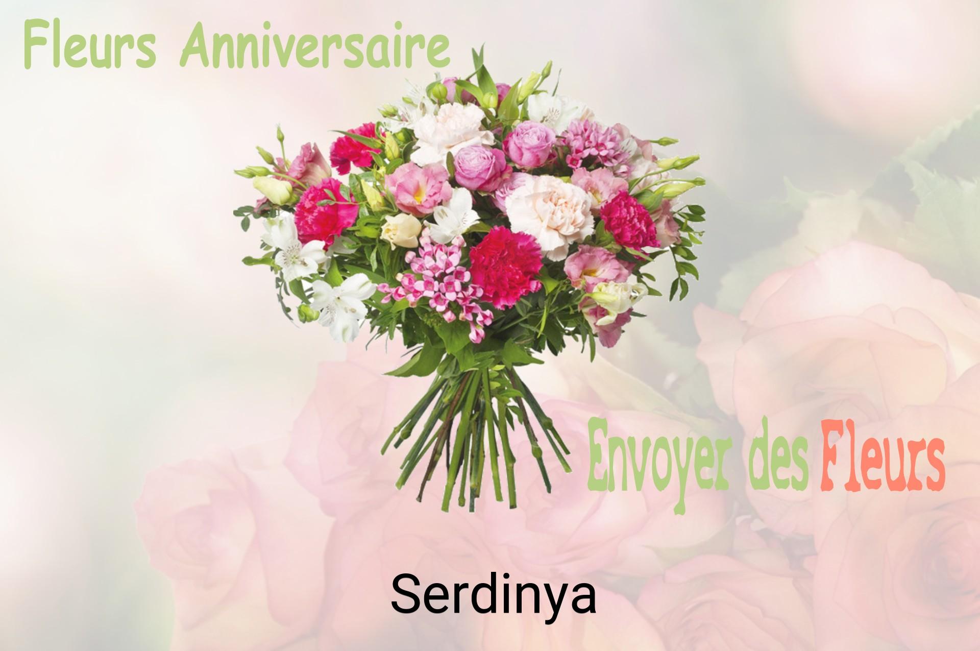 Bouquet de fleurs d’anniversaire livré à Serdinya